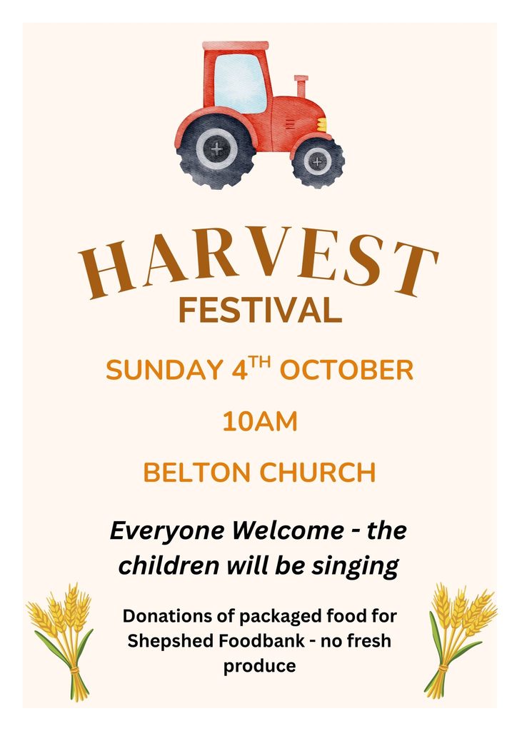 Harvest Festival at Belton Playgroup
